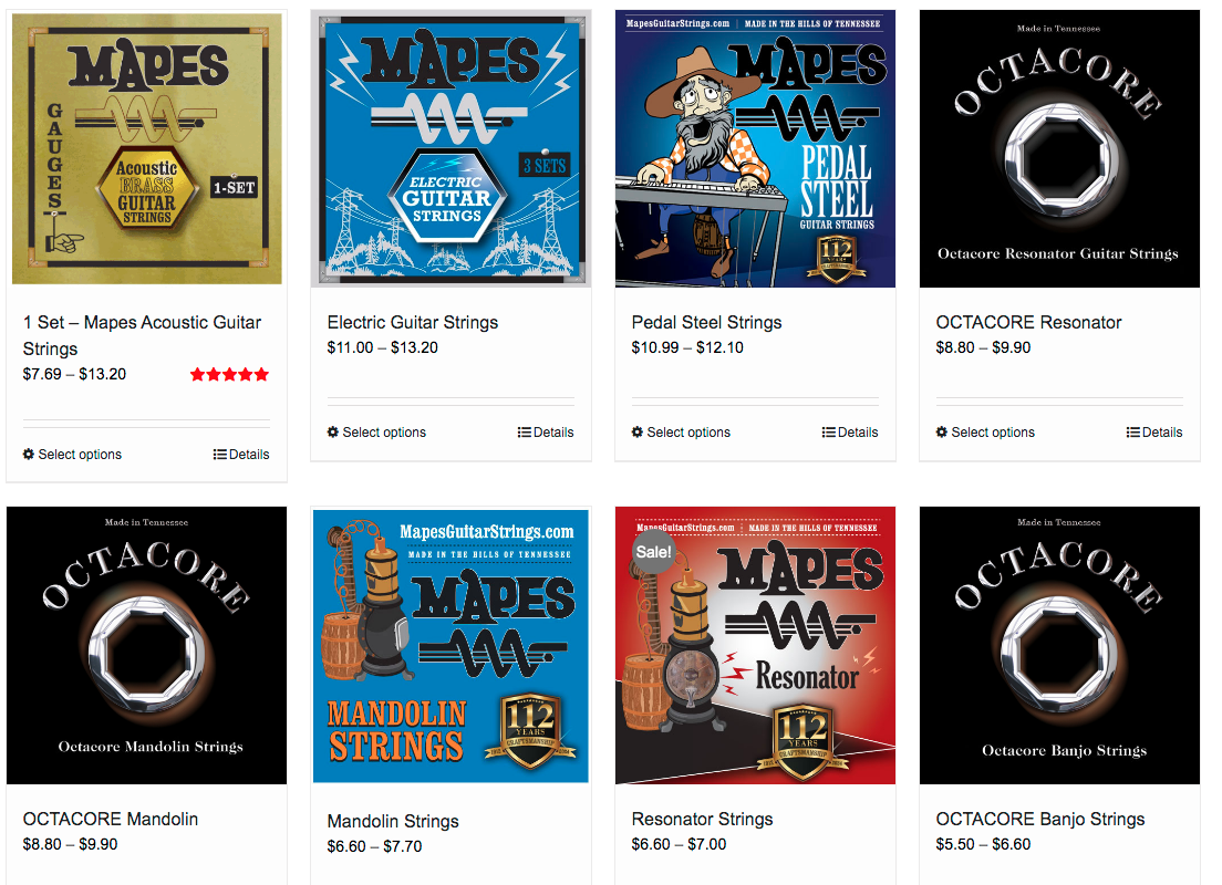 BROWSE --- Mapes Guitar Strings